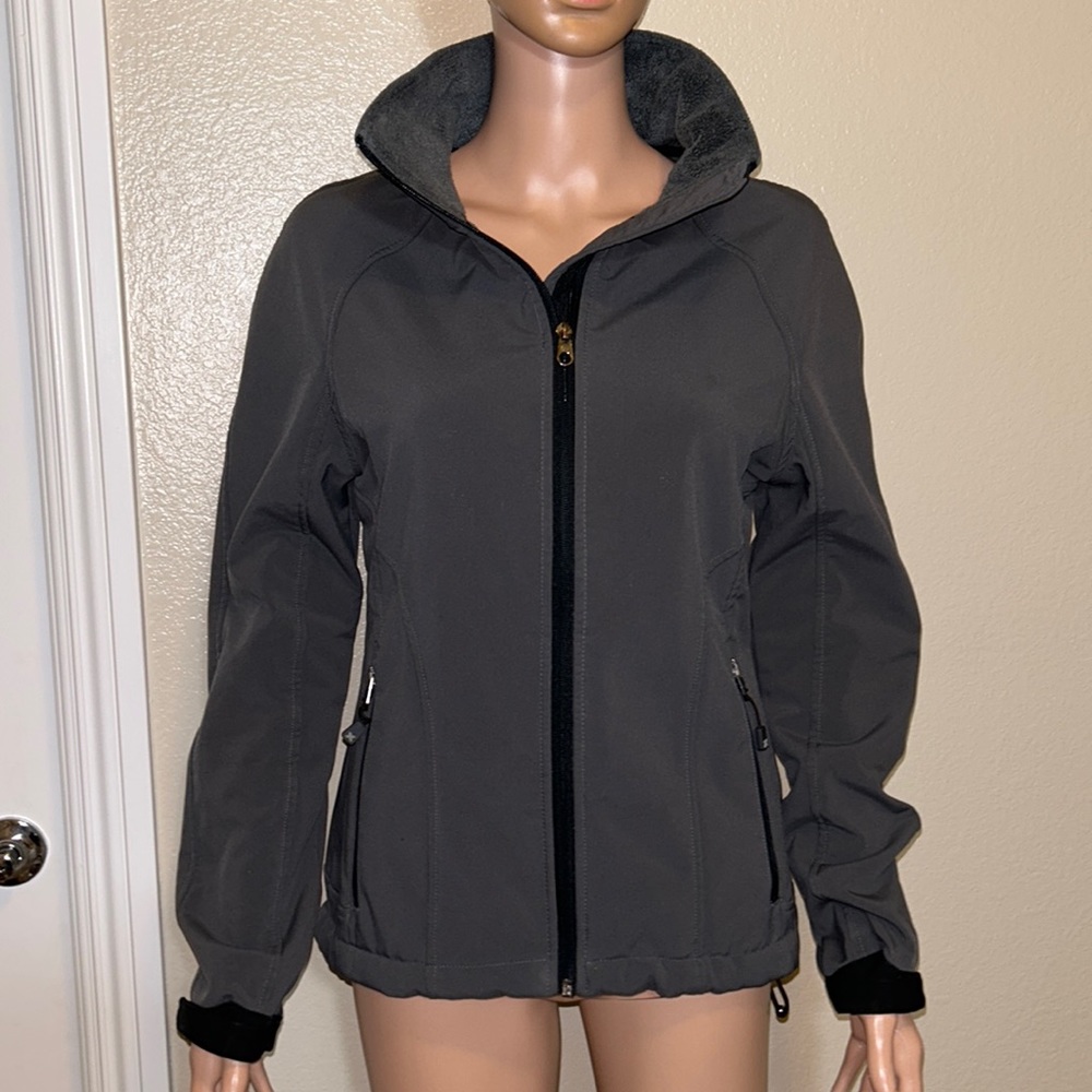 Xersion Gray Performancewear Zip Up Coat